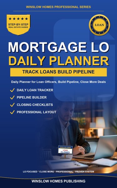 Mortgage Loan Officer Daily Planner cover