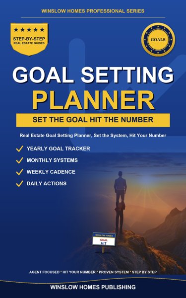 Real Estate Goal Setting Planner cover