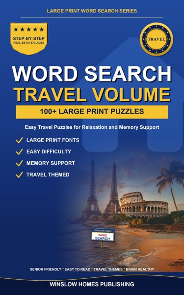 Large Print Word Search for Seniors cover