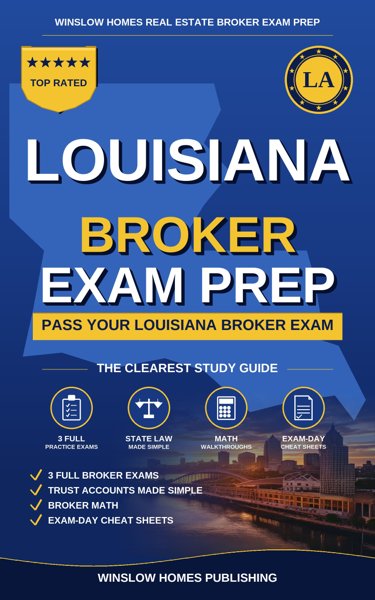 Louisiana Real Estate Broker Exam Prep cover