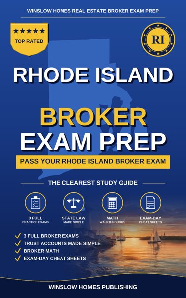 Rhode Island Real Estate Broker Exam Prep cover
