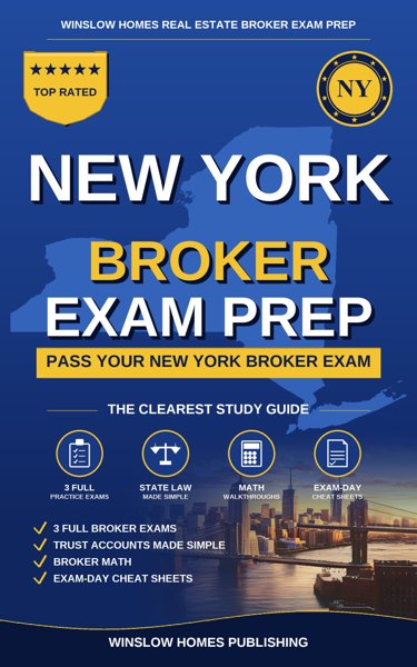 New York Real Estate Broker Exam Prep cover