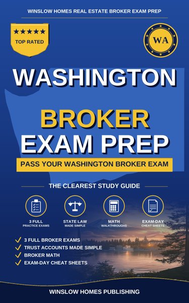 Washington Real Estate Broker Exam Prep cover