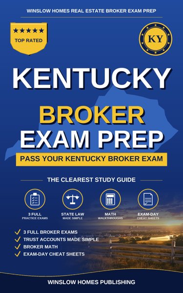 Kentucky Real Estate Broker Exam Prep cover