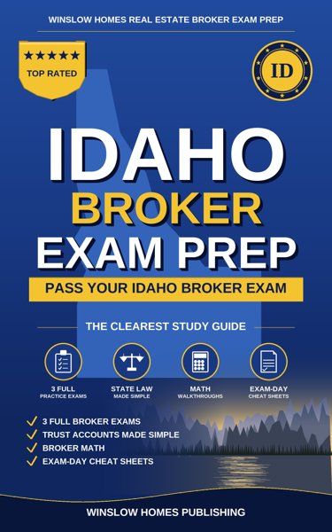 Idaho Real Estate Broker Exam Prep cover