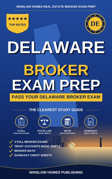 Delaware Real Estate Broker Exam Prep cover