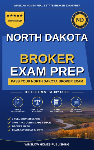 North Dakota Real Estate Broker Exam Prep cover