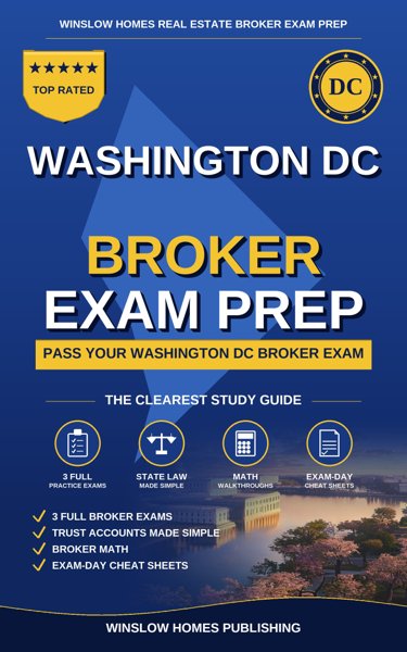 District of Columbia Real Estate Broker Exam Prep cover