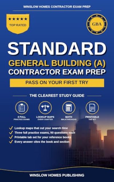 Standard General Building Contractor (A) Exam Prep cover
