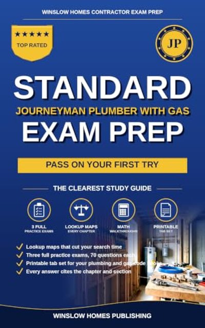 Standard Journeyman Plumber with Gas Exam Prep cover