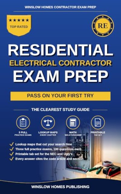 Residential Electrical Contractor Exam Prep cover