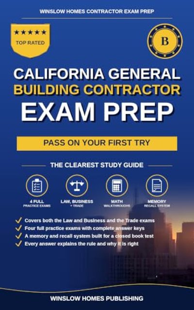 California General Building Contractor Exam Prep cover