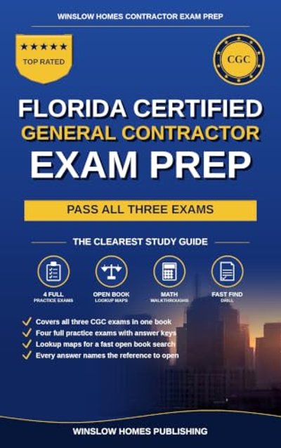 Florida Certified General Contractor Exam Prep cover