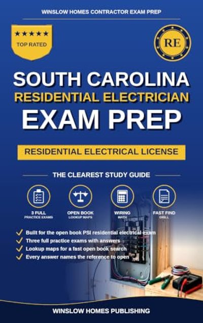 South Carolina Residential Electrician Exam Prep cover