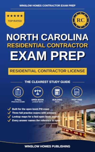 North Carolina Residential Contractor Exam Prep cover