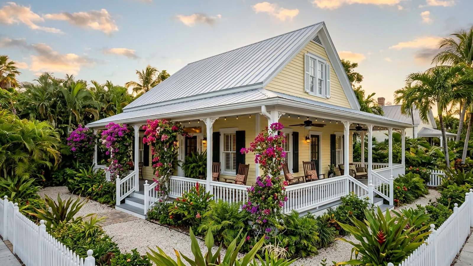 Historic conch style cottage in Key West